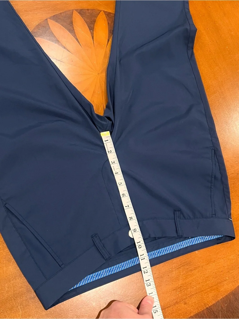NEW $129 Bonobos Tailored Fit Golf Pants Navy 33x34 Lightweight Flat Front Taper
